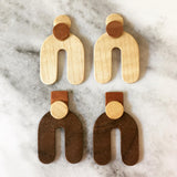 Geometric Arch post earrings