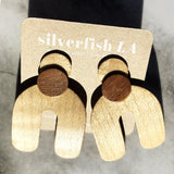 Geometric Arch post earrings