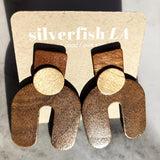 Geometric Arch post earrings