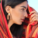 Geometric Arch post earrings