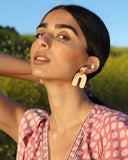 Geometric Arch post earrings