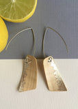 Sail Sycamore Wood And Pure Silver Earrings